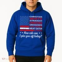 Christian White Straight Unwoke Unvaxxed Gun Owner Hoodie thumb 2