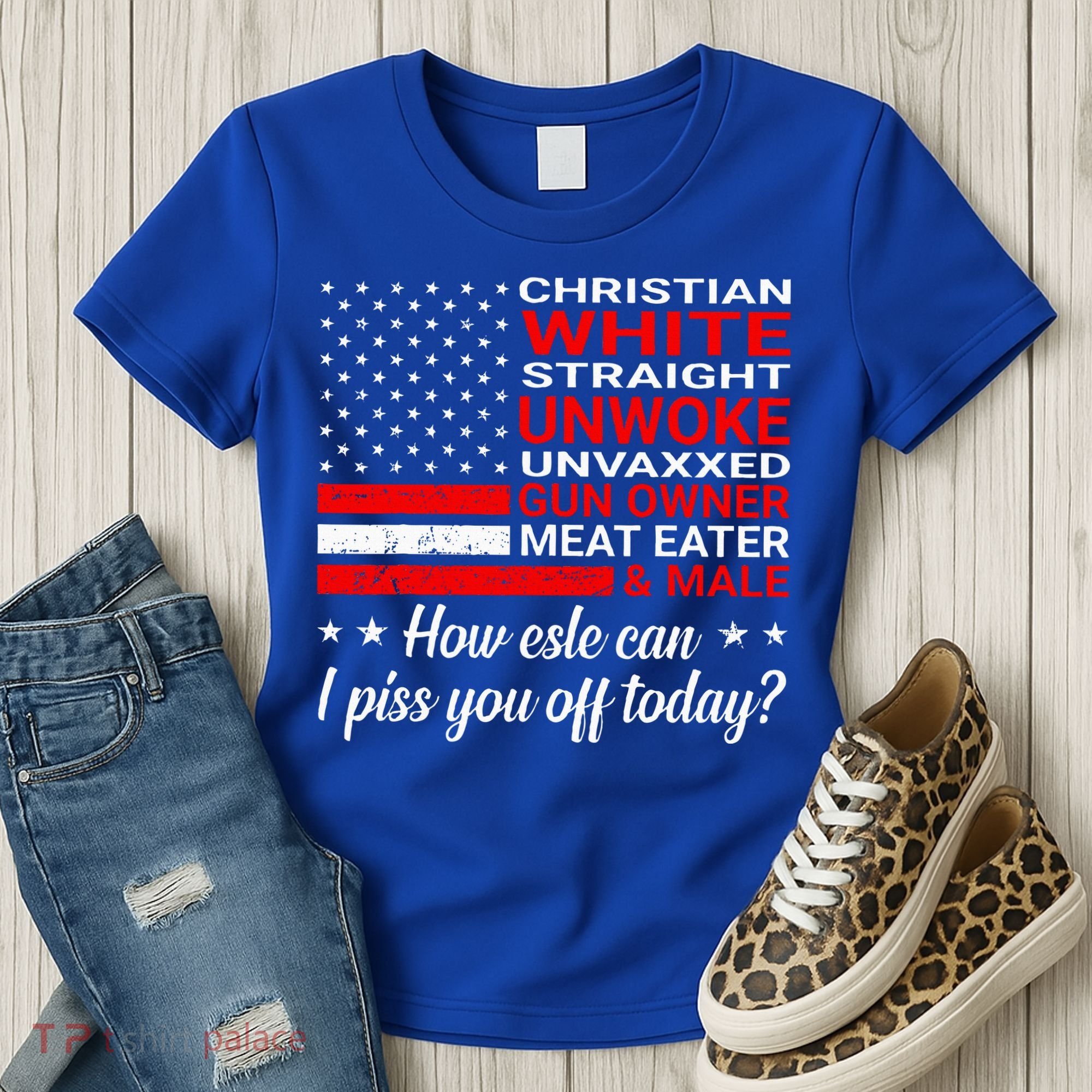 Christian White Straight Unwoke Unvaxxed Gun Owner Women's T-Shirt