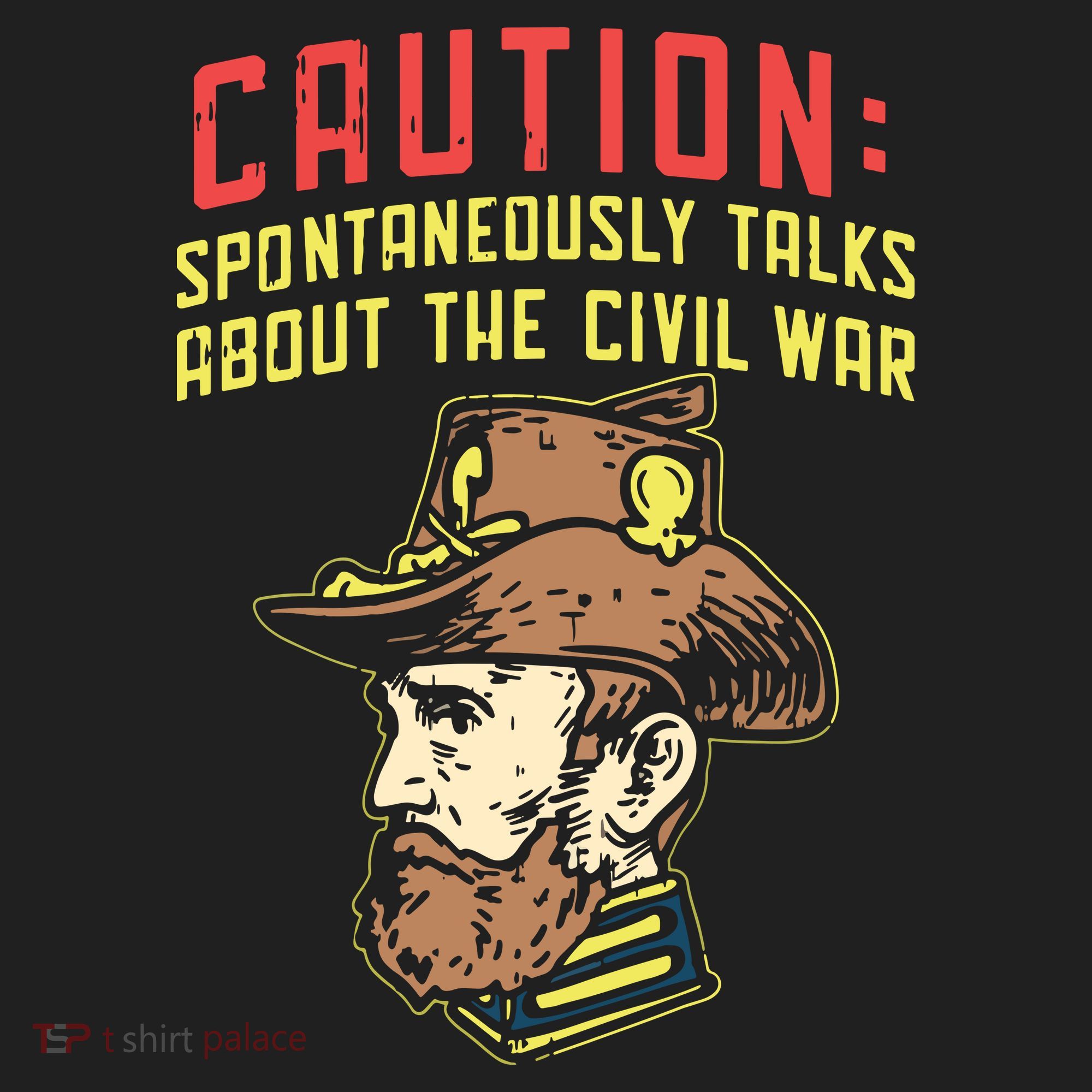 Caution Will Spontaneously Talk About The Civil War Beanie