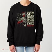 Christian White Straight Unwoke Unvaxxed Gun Owner Women's Sweatshirt thumb 0