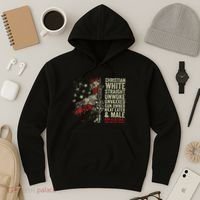 Christian White Straight Unwoke Unvaxxed Gun Owner Hoodie thumb 3