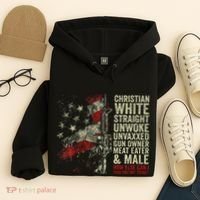 Christian White Straight Unwoke Unvaxxed Gun Owner Hoodie thumb 4