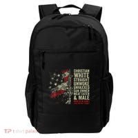 Christian White Straight Unwoke Unvaxxed Gun Owner Backpack thumb 0