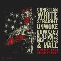 Christian White Straight Unwoke Unvaxxed Gun Owner Tumbler thumb 3