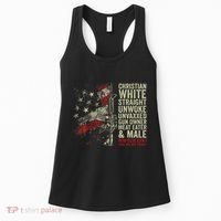 Christian White Straight Unwoke Unvaxxed Gun Owner Women's Tank Top thumb 0