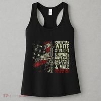 Christian White Straight Unwoke Unvaxxed Gun Owner Women's Tank Top thumb 3