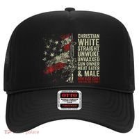 Christian White Straight Unwoke Unvaxxed Gun Owner Hat thumb 0