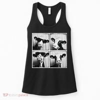 Cow Wearing Sunglasses Photo Farmyard Funny Farm Animal Women's Tank Top thumb 0
