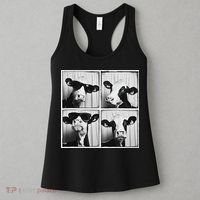 Cow Wearing Sunglasses Photo Farmyard Funny Farm Animal Women's Tank Top thumb 3