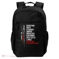 Christian White Straight Unwoke Unvaxxed Gun Owner Backpack thumb 0