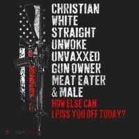 Christian White Straight Unwoke Unvaxxed Gun Owner Beanie thumb 2