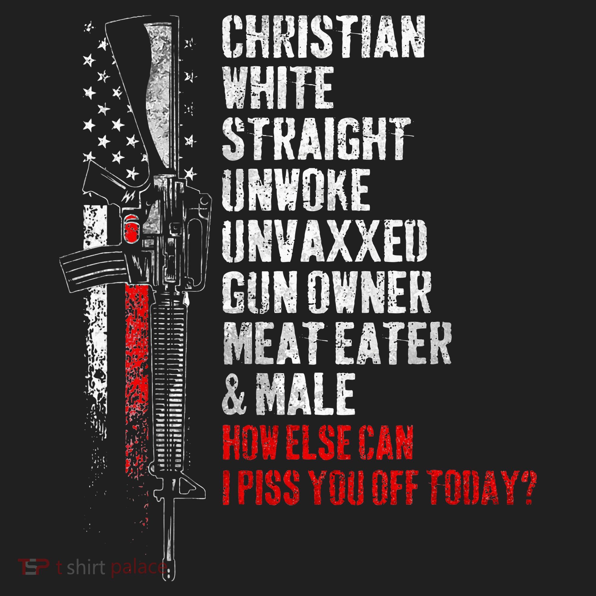 Christian White Straight Unwoke Unvaxxed Gun Owner Tumbler