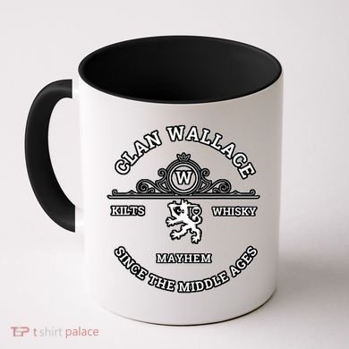 Clan Wallace Scottish Kilt Highland Games Coffee Mug