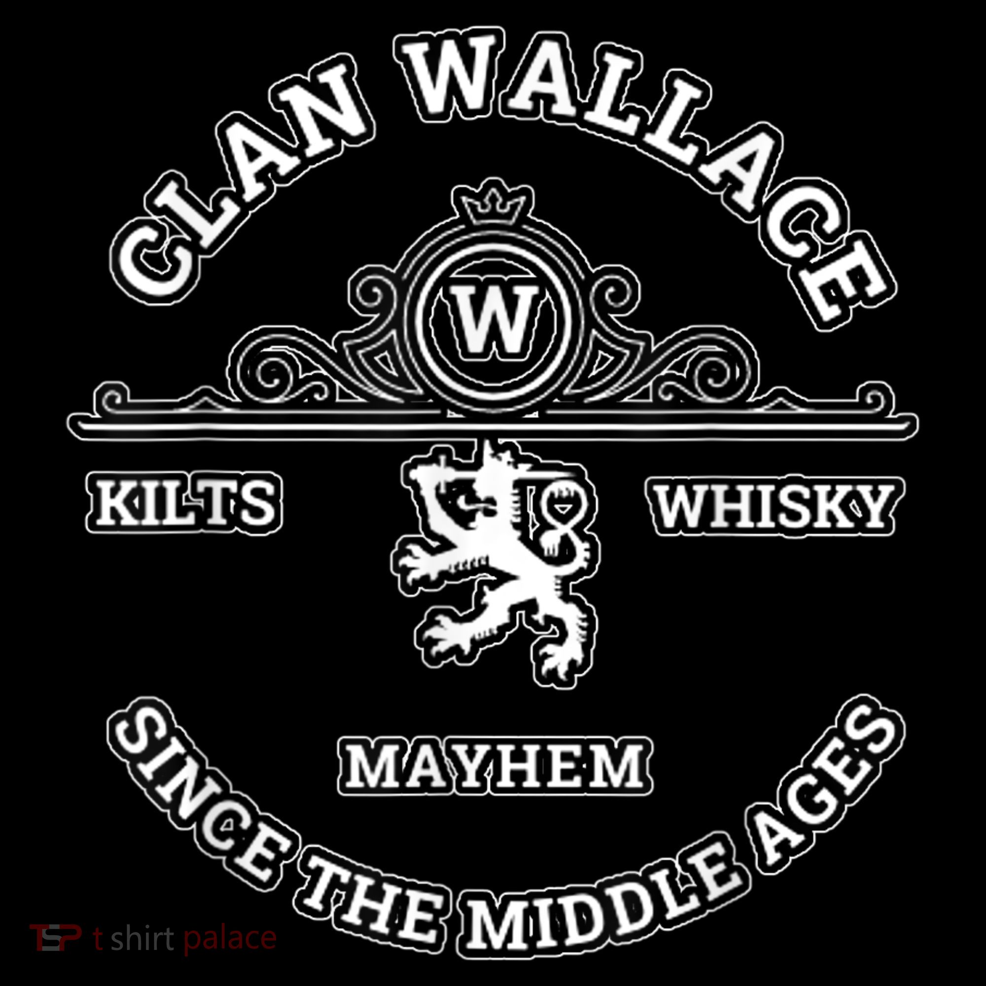 Clan Wallace Scottish Kilt Highland Games Coaster