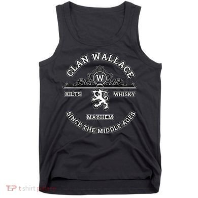 Clan Wallace Scottish Kilt Highland Games Tank Top