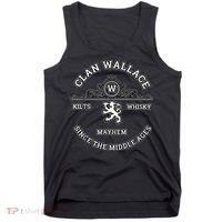 Clan Wallace Scottish Kilt Highland Games Tank Top thumb 0
