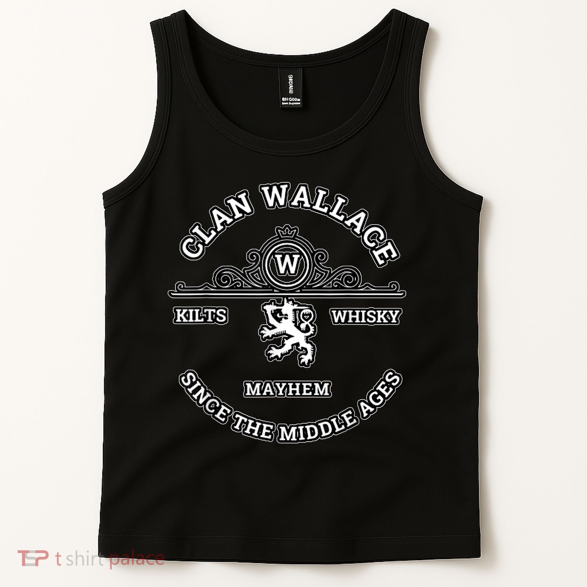 Clan Wallace Scottish Kilt Highland Games Tank Top