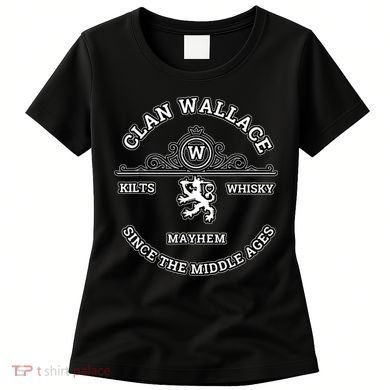Clan Wallace Scottish Kilt Highland Games Women's T-Shirt