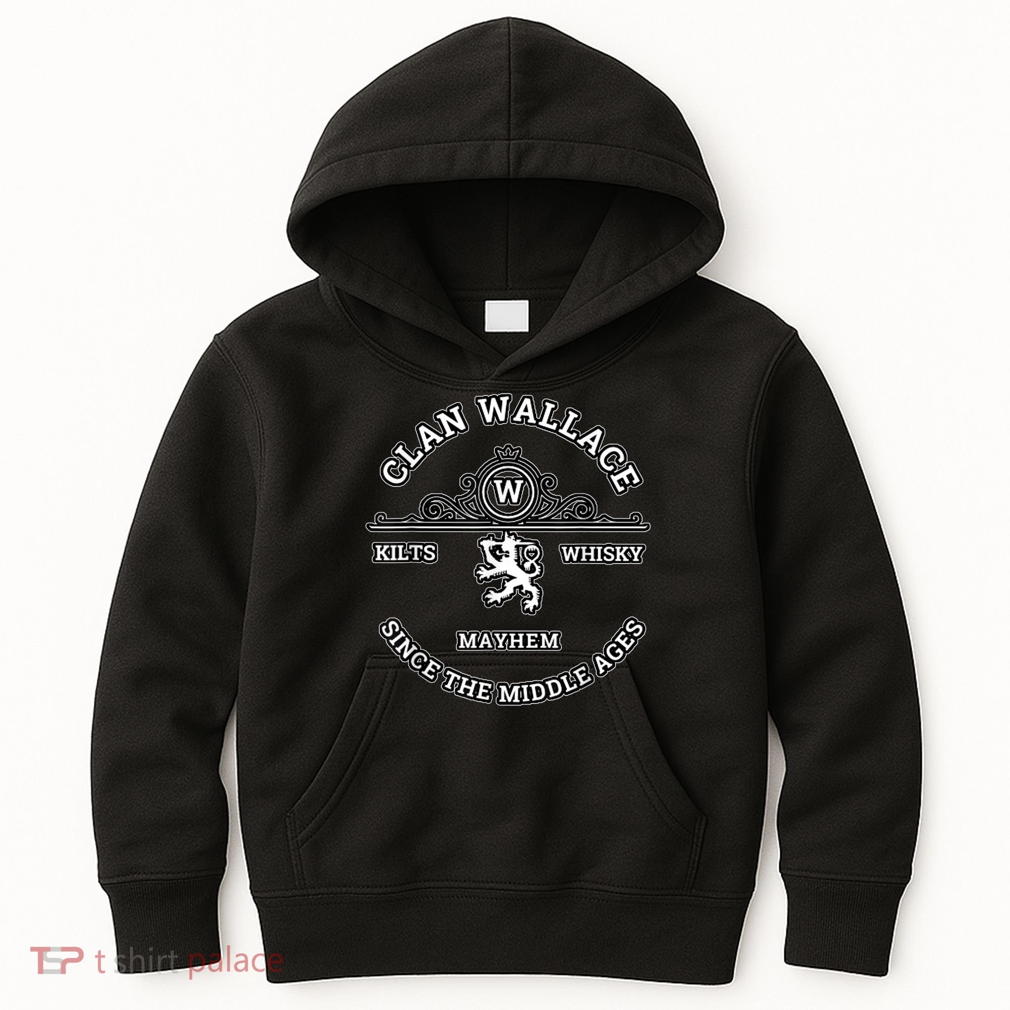 Clan Wallace Scottish Kilt Highland Games Kids Hoodie