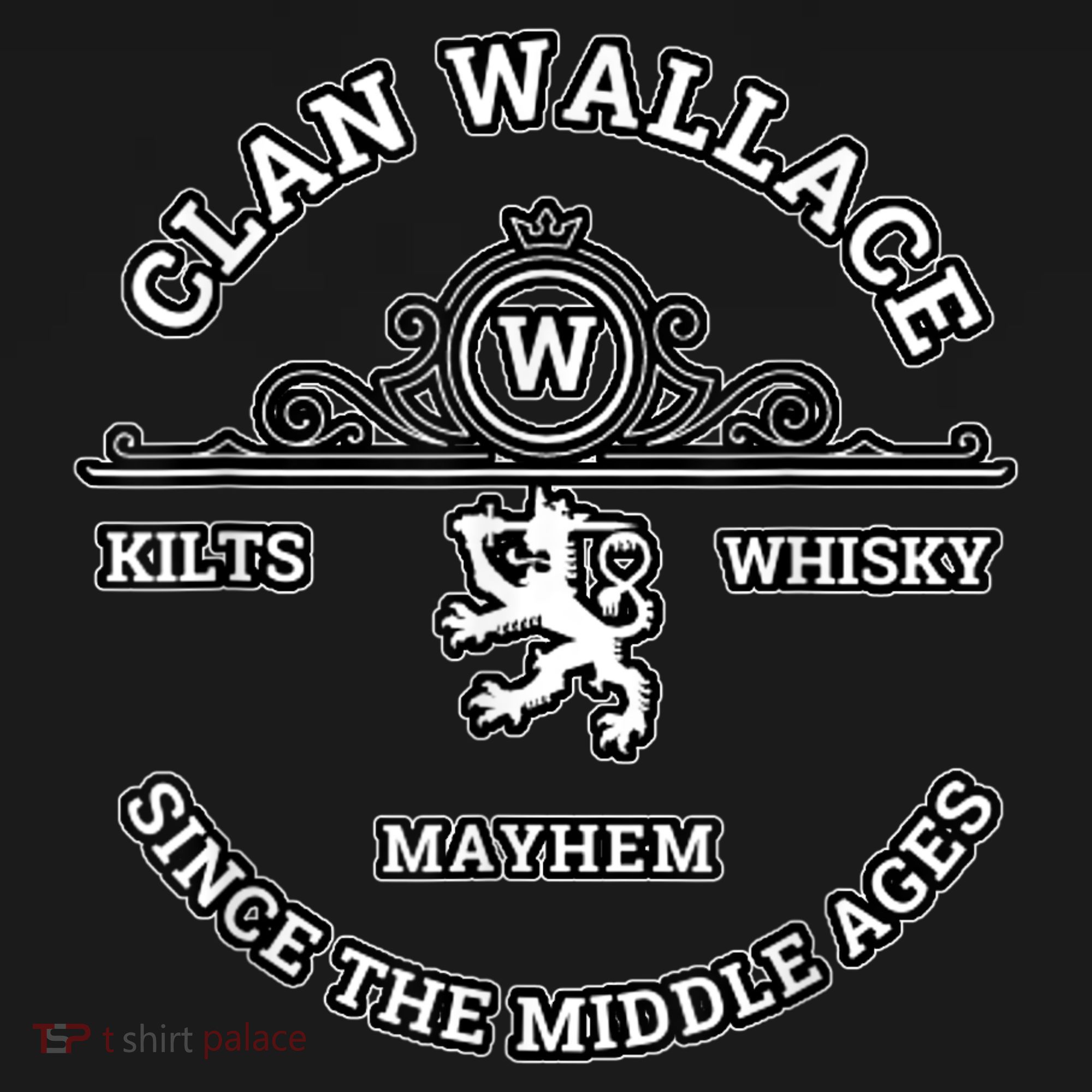 Clan Wallace Scottish Kilt Highland Games Kids T-Shirt