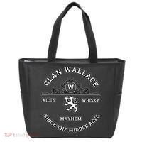Clan Wallace Scottish Kilt Highland Games Tote Bag thumb 0