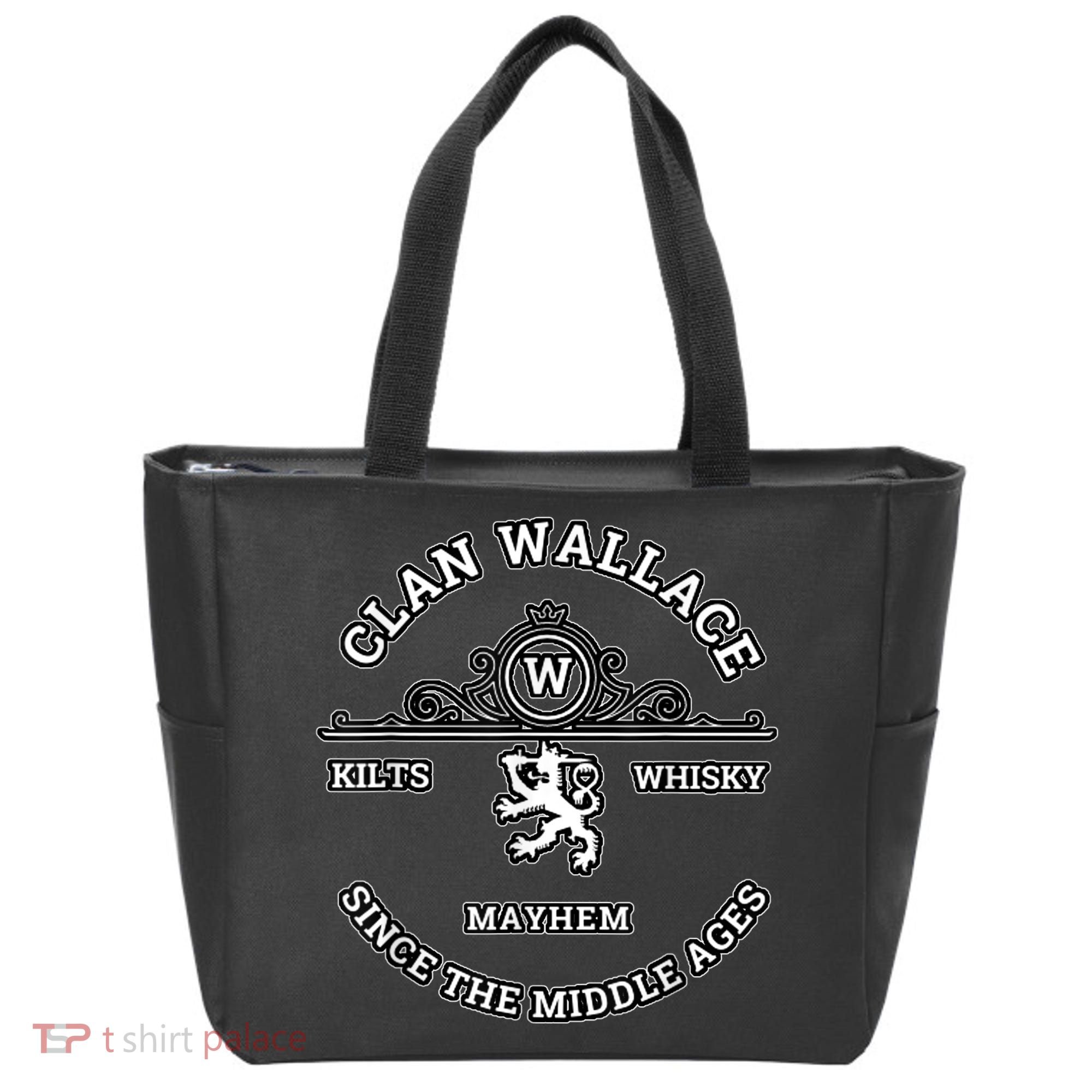 Clan Wallace Scottish Kilt Highland Games Tote Bag