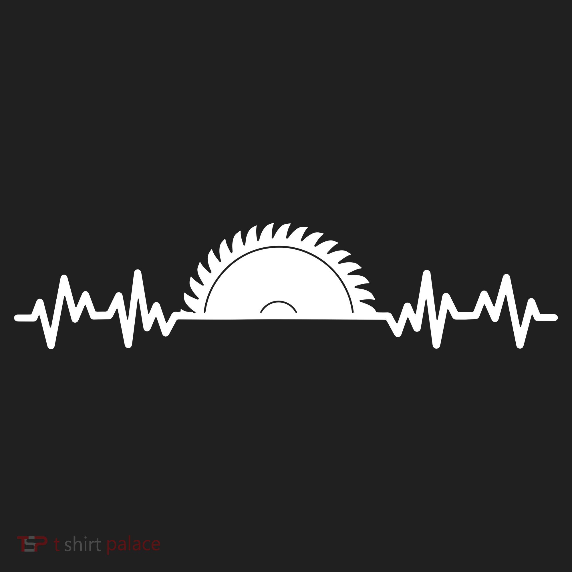 Carpenter Woodworking Saw Heartbeat Tumbler