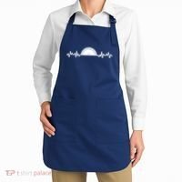 Carpenter Woodworking Saw Heartbeat Apron thumb 2
