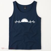 Carpenter Woodworking Saw Heartbeat Tank Top thumb 2