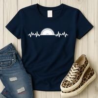 Carpenter Woodworking Saw Heartbeat Women's T-Shirt thumb 3