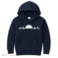 Carpenter Woodworking Saw Heartbeat Kids Hoodie thumb 0