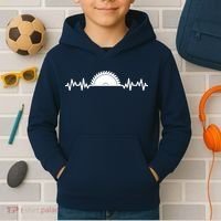 Carpenter Woodworking Saw Heartbeat Kids Hoodie thumb 2