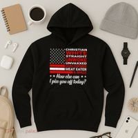 Christian White Straight Unwoke Unvaxxed Gun Owner Hoodie thumb 3