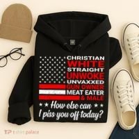 Christian White Straight Unwoke Unvaxxed Gun Owner Hoodie thumb 4