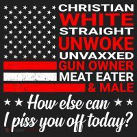 Christian White Straight Unwoke Unvaxxed Gun Owner Tumbler thumb 3