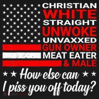 Christian White Straight Unwoke Unvaxxed Gun Owner Mousepad thumb 1