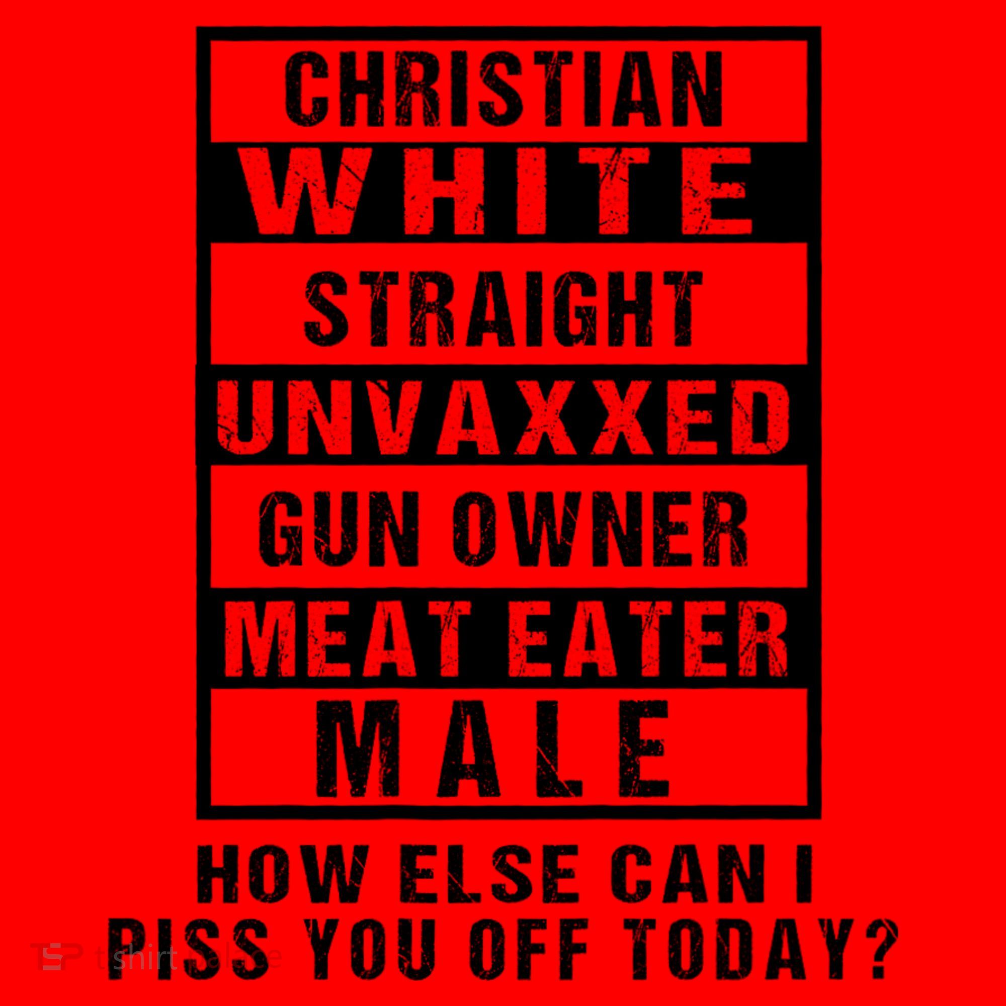 Christian White Straight Republican Unvaxxed Gun Owner Santa Hat