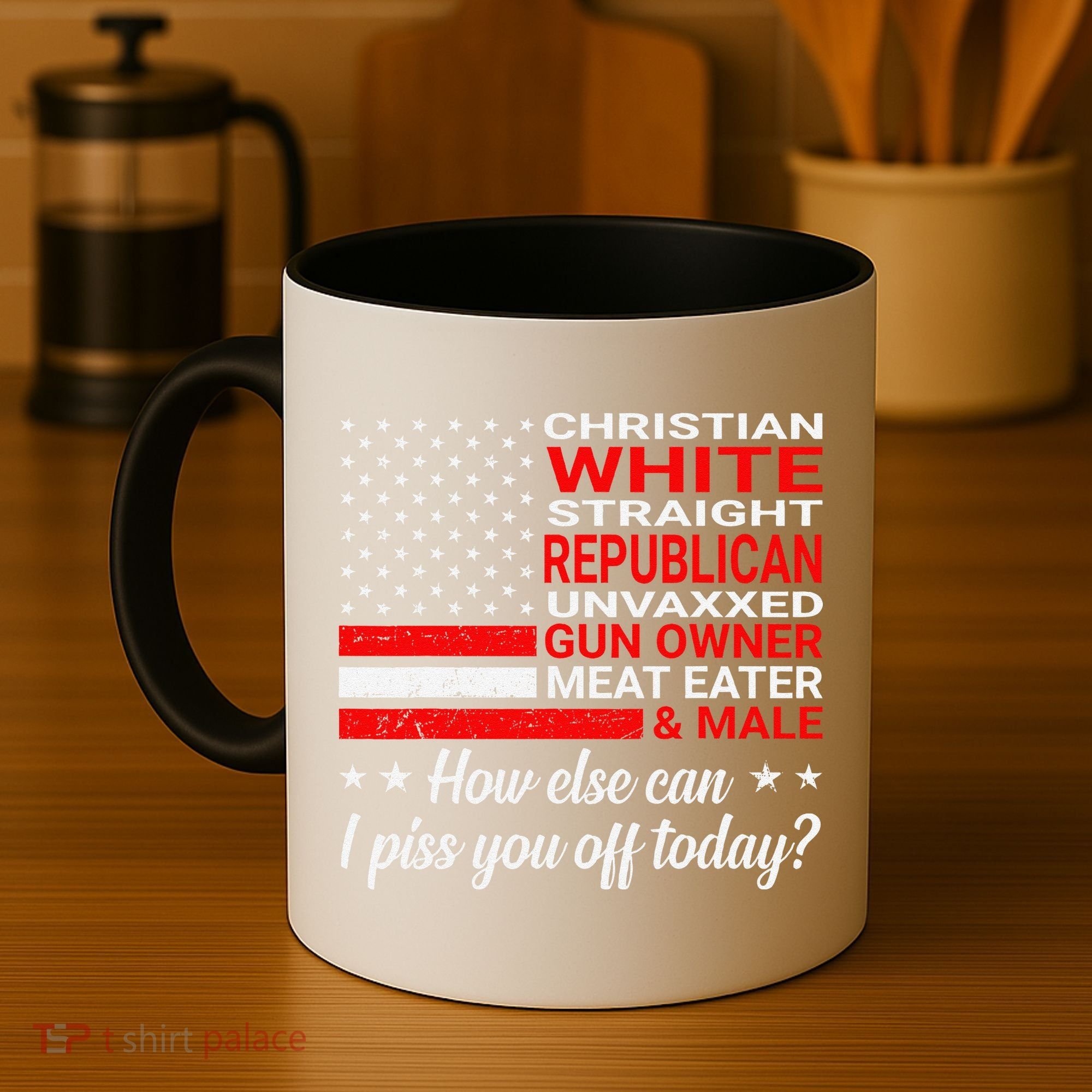 Christian White Straight Republican Unvaxxed Gun Owner Coffee Mug