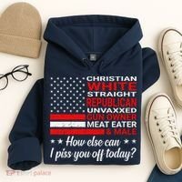 Christian White Straight Republican Unvaxxed Gun Owner Hoodie thumb 4