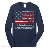 Christian White Straight Republican Unvaxxed Gun Owner Long Sleeve Shirt thumb 0