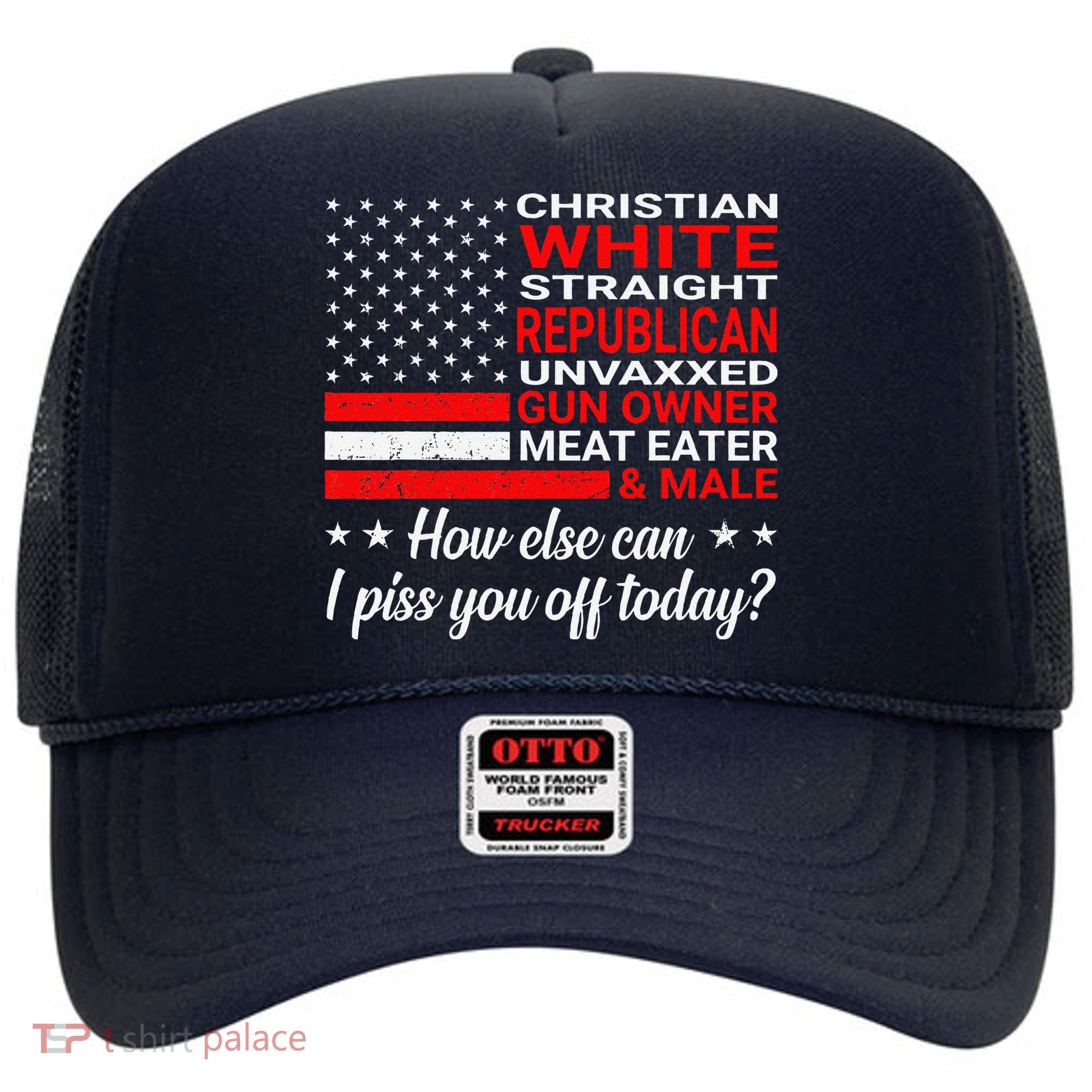 Christian White Straight Republican Unvaxxed Gun Owner Hat