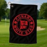 Cunard White Star Line Queen Mary Golf Towel thumb 1