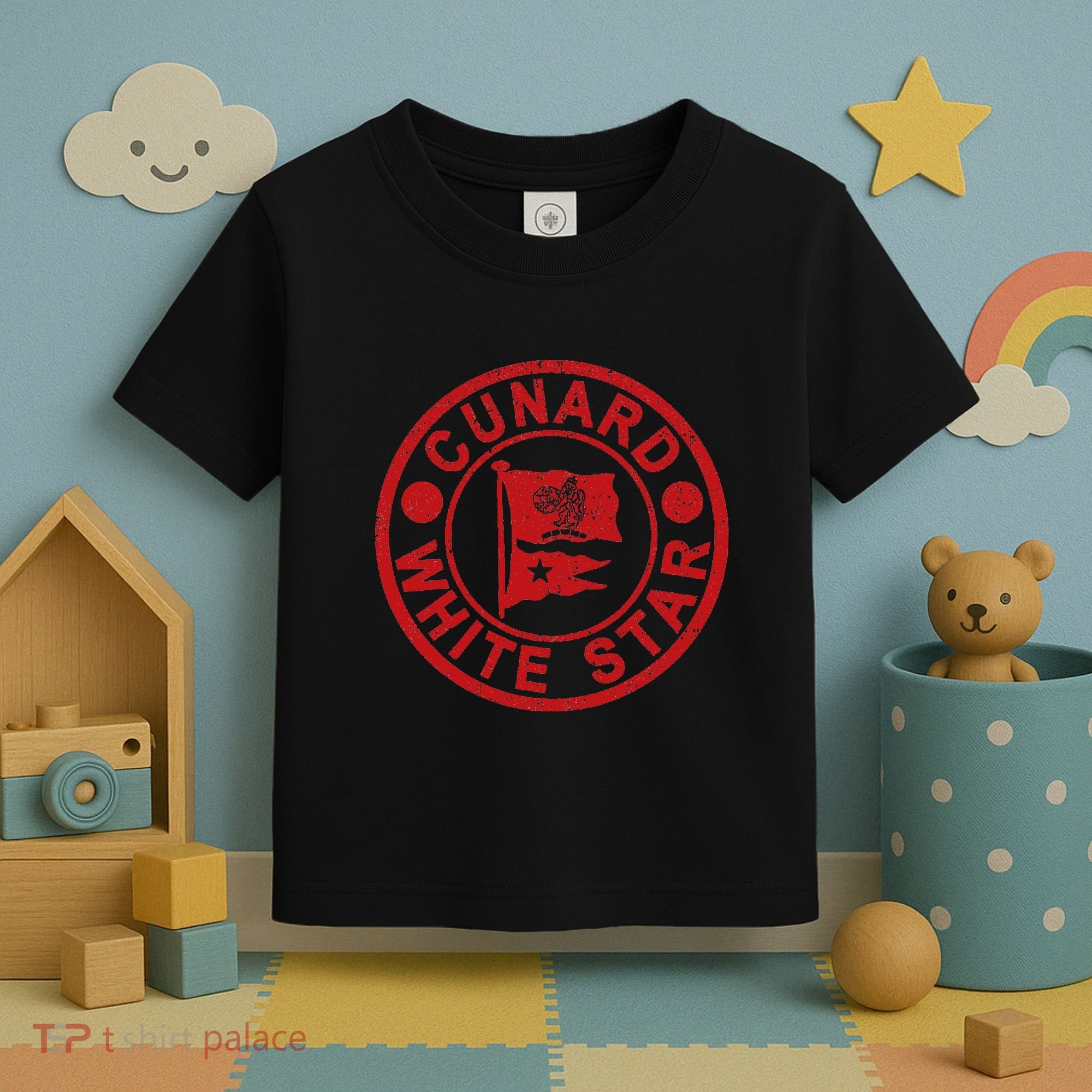 Cunard White Star Line Queen Mary Toddler T-Shirt