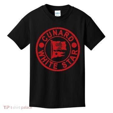 Cunard White Star Line Queen Mary Kids T-Shirt