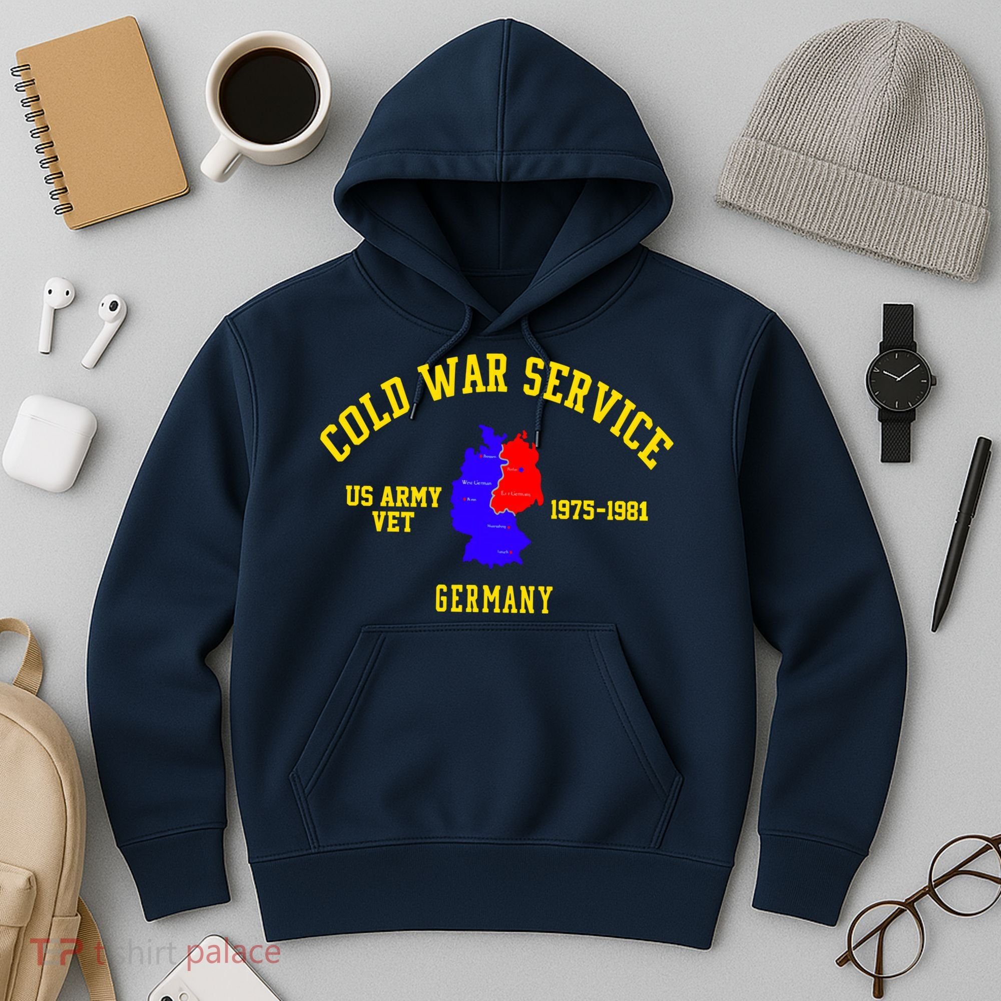 Cold War Service Germany US Army Veteran 1975 To 1981 Hoodie