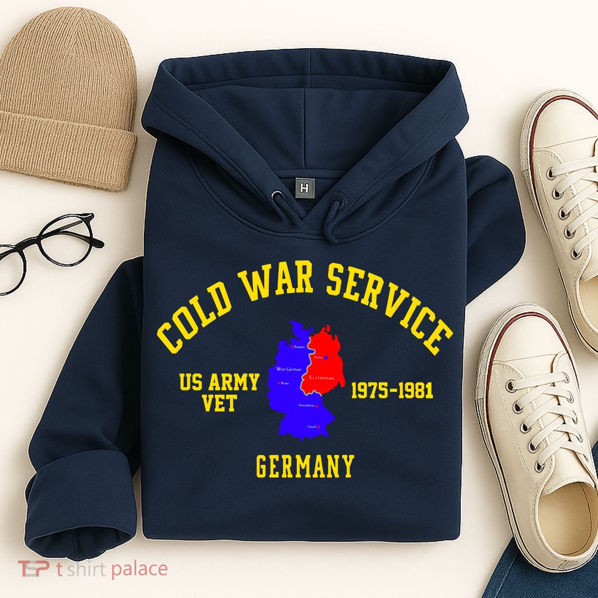 Cold War Service Germany US Army Veteran 1975 To 1981 Hoodie