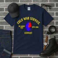 Cold War Service Germany US Army Veteran 1975 To 1981 Tall T-Shirt thumb 3