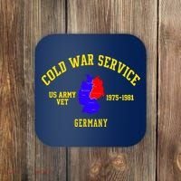 Cold War Service Germany US Army Veteran 1975 To 1981 Coaster thumb 0