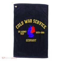 Cold War Service Germany US Army Veteran 1975 To 1981 Golf Towel thumb 0