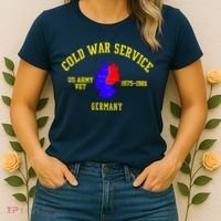 Cold War Service Germany US Army Veteran 1975 To 1981 Women's T-Shirt thumb 2